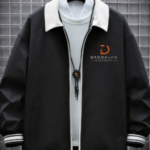 Brooklyn District Men's Casual Zipper Jacket