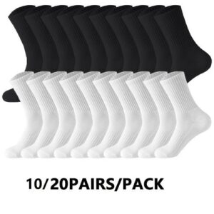 Pairs of Unisex Mid-Calf Socks