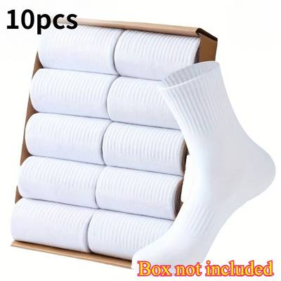 10-pair/5-pair Men's All-Season Socks