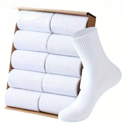 10-pair/5-pair Men's All-Season Socks - Image 4