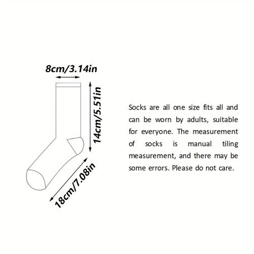 Pairs of Unisex Mid-Calf Socks - Image 4
