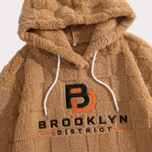 Brooklyn District Jacquard Plaid Hooded Sweatshirt
